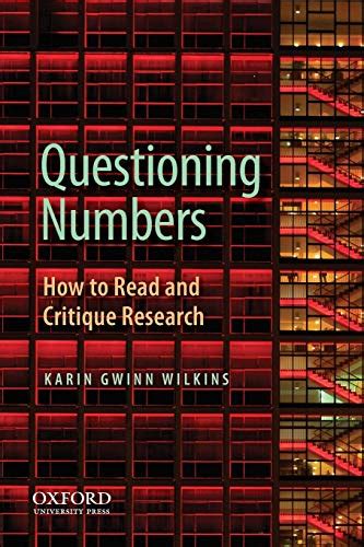 questioning numbers how to read and critique research Epub